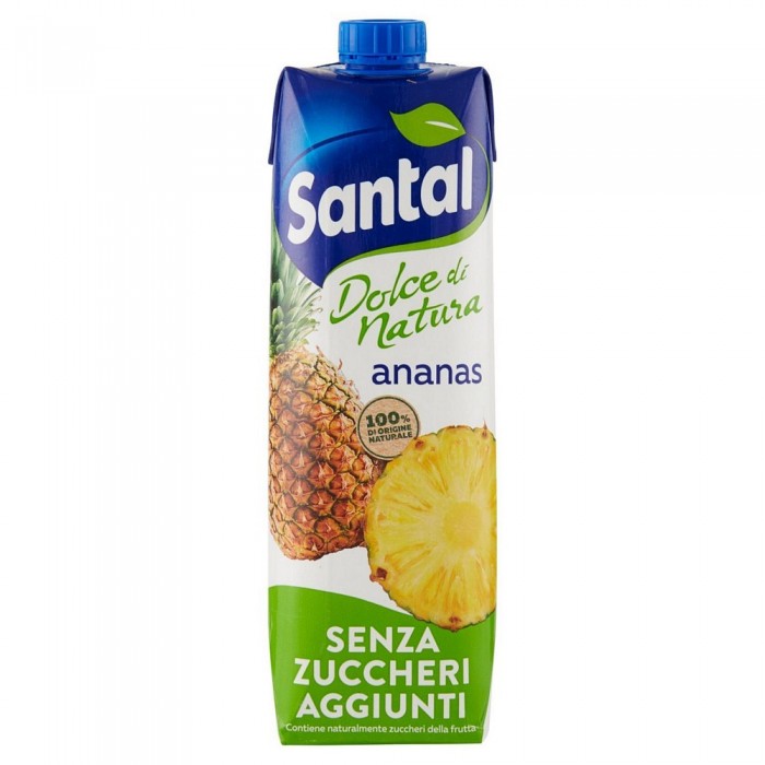 SANTAL SUCCO ANANAS 100% SENZA ZUCCHERO LT.1