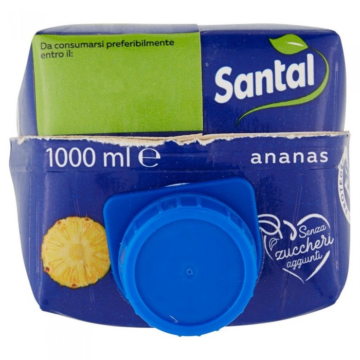 SANTAL SUCCO ANANAS 100% SENZA ZUCCHERO LT.1