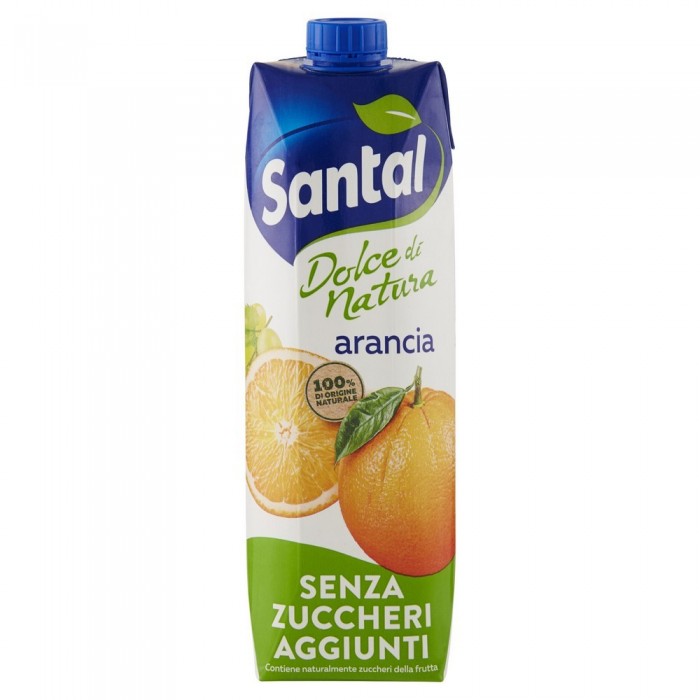 SANTAL SUCCO ARANCIA 100% SENZA ZUCCHERO LT.1