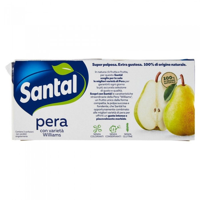 SANTAL SUCCO PERA ML.200 X 3