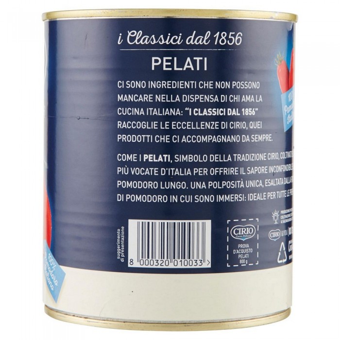 CIRIO PELATI GR.800