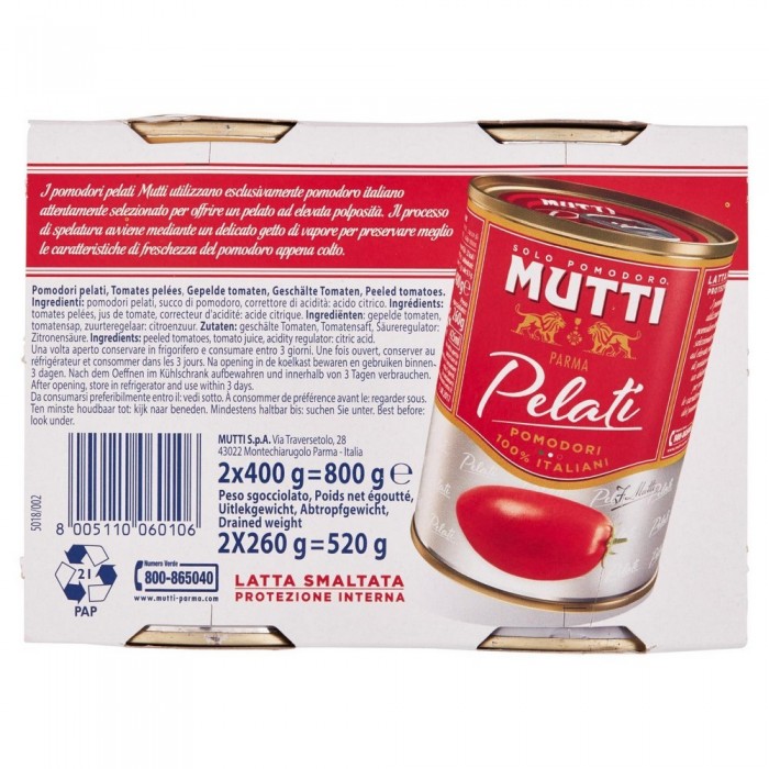 MUTTI PELATI GR.400x2