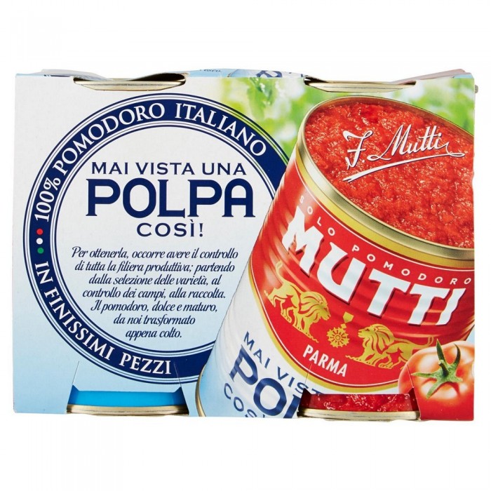 MUTTI POLPA POMODORO GR.400x2