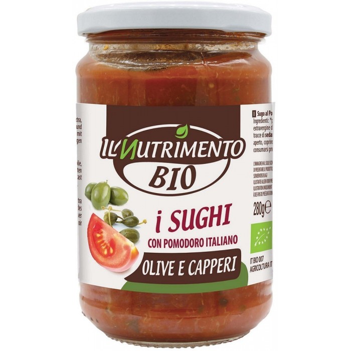 NUTRIMENTO SUGO OLIVE CAPPERI BIO GR.280