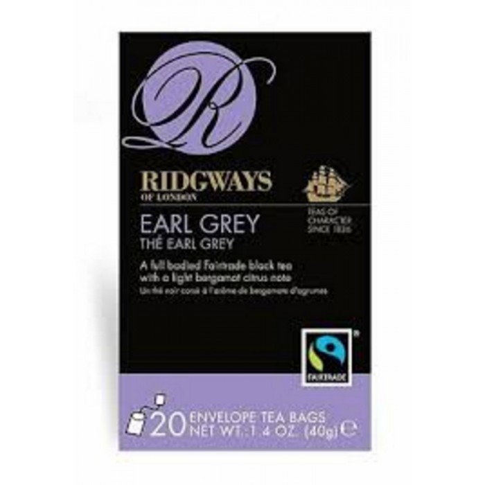 THE  RIDGWAYS TEA EARL GREY 20 F.