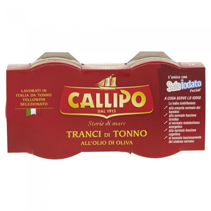 CALLIPO TONNO  VASO GR.80x2