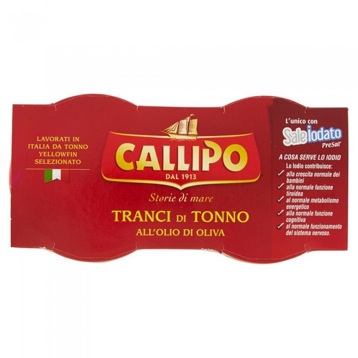 CALLIPO TONNO  VASO GR.80x2