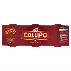 CALLIPO TONNO OLIO DI OLIVA GR.80 X 3