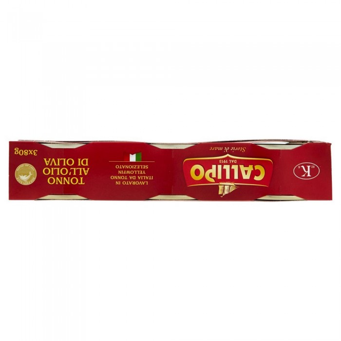 CALLIPO TONNO OLIO DI OLIVA GR.80 X 3