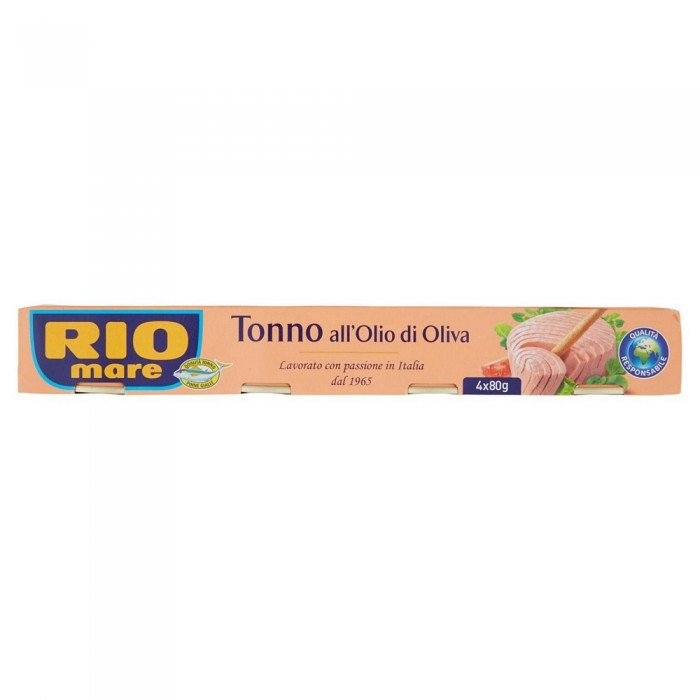 RIO MARE TONNO  OLIO DI OLIVA GR.80 X 4