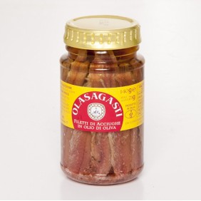 OLASAGASTI FILETTO DI ALICI IN OLIO DI OLIVA  GR.140