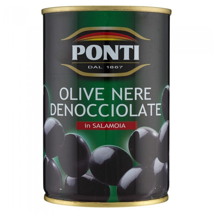 PONTI OLIVE NERE SNOCCIOLATE GR.400