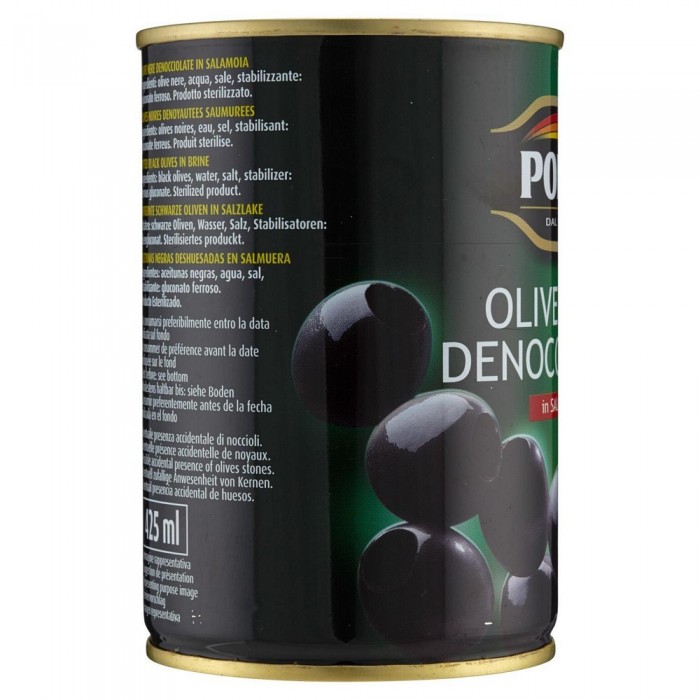 PONTI OLIVE NERE SNOCCIOLATE GR.400