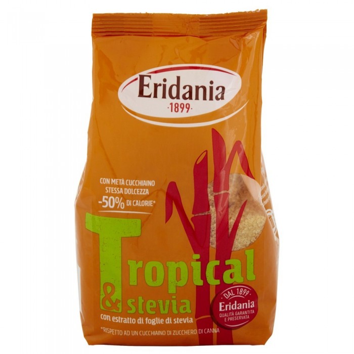 TROPICAL&STEVIA ZUCCHERO DI CANNA GR.500