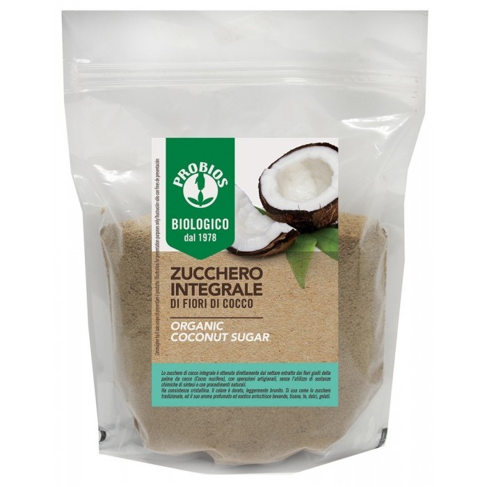 ZUCCHERO INTEGRALE DI COCCO PROBIOS GR.500
