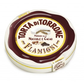 TORRONE MORBIDO CACAO E NOCCIOLE FLAMIGNI GR 200
