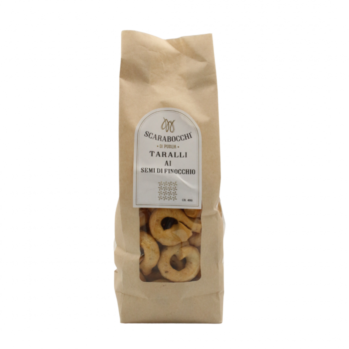 TARALLI AI SEMI DI FINOCCHIO SCARABOCCHI GR. 400