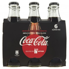 COCA COLA ZERO VETRO CL.20x6